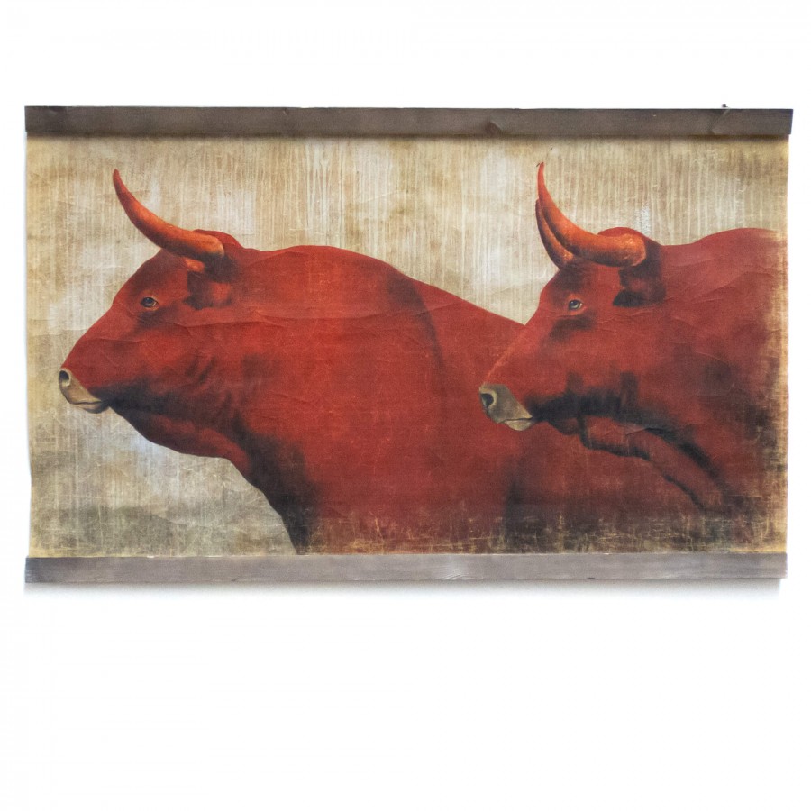 TAUREAUX - RED BULLS (200x120cm)
